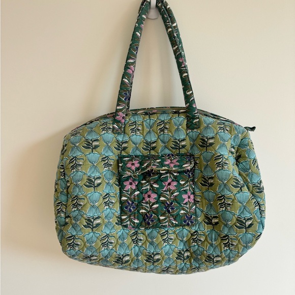 Zara Weekend Duffle Shoulder Bag (Vera Bradley Look) - Picture 1 of 6